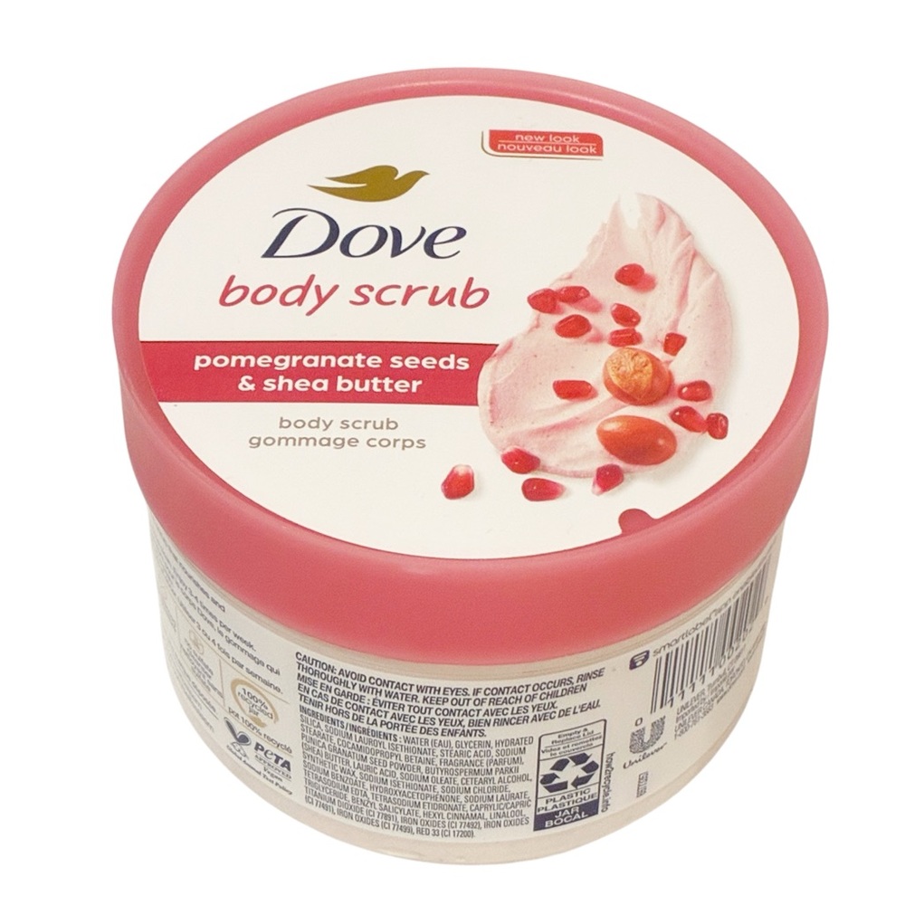 Dove Pomegranate Seeds & Shea Butter Exfoliating Body Scrub‎ - 10.5 oz NEW